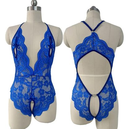 Crotchless Sexy Teddy Bodysuit - Image 3