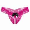 Sexy Floral Crotchless Panties - Image 2