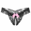 Sexy Floral Crotchless Panties