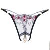Enchanting Pearl Thong Crotchless G-Strings - Image 2