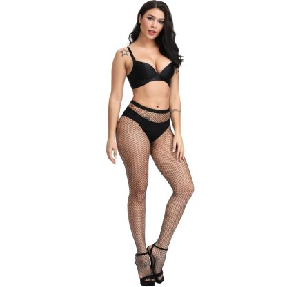 Open Crotch Fishnet Stockings - Image 4