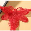 Erotic Butterfly Pearl String Crotchless T-Back