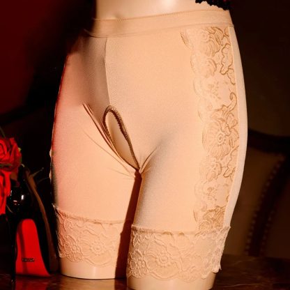 Allure Lace Open Butt Panty Shorts - Image 3